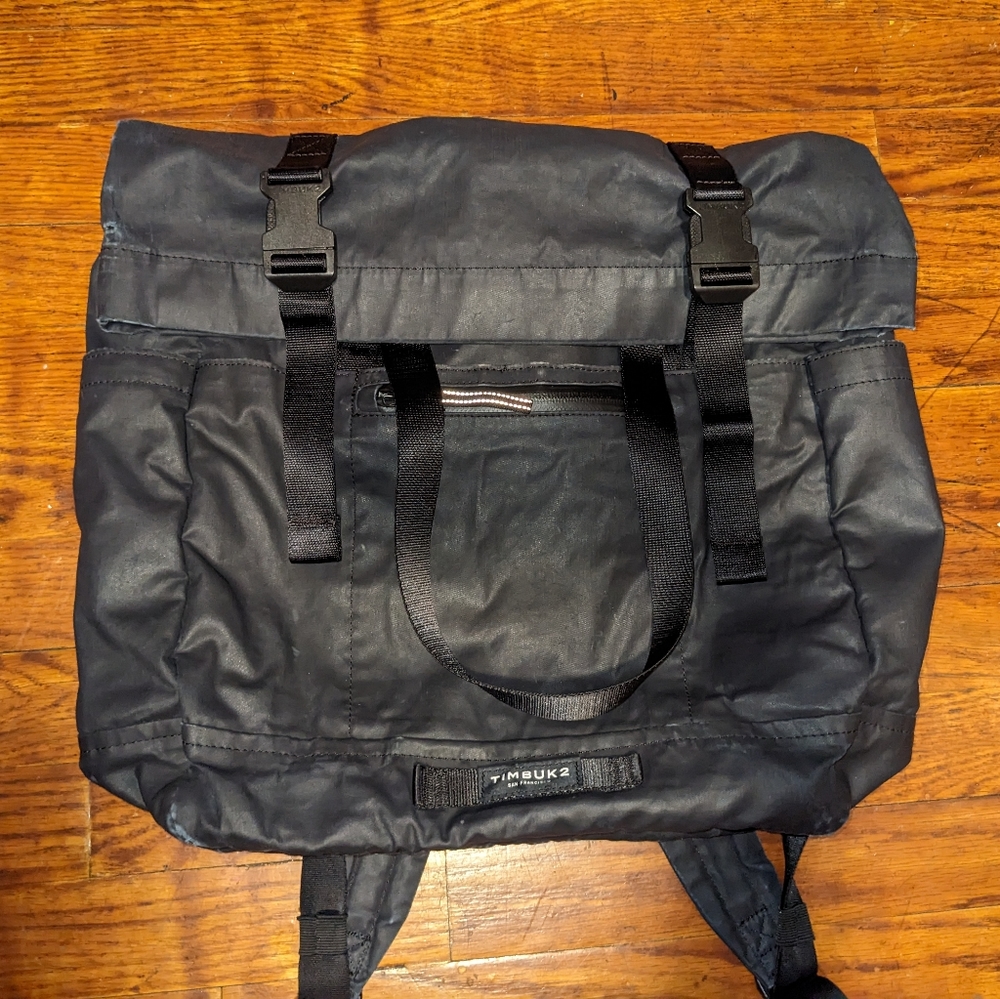 Timbuk2 Urban Mobility Carbon Coated Forge Backpack Tote, Jet Black